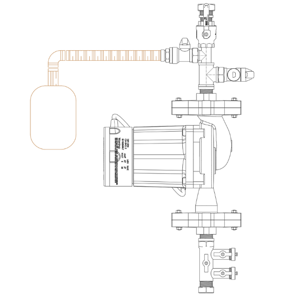 DIY Solar Pumping Station Grundfos 26-150 F - 45 ft Head - Single 3 Speed Cast Iron Pump - 3/4