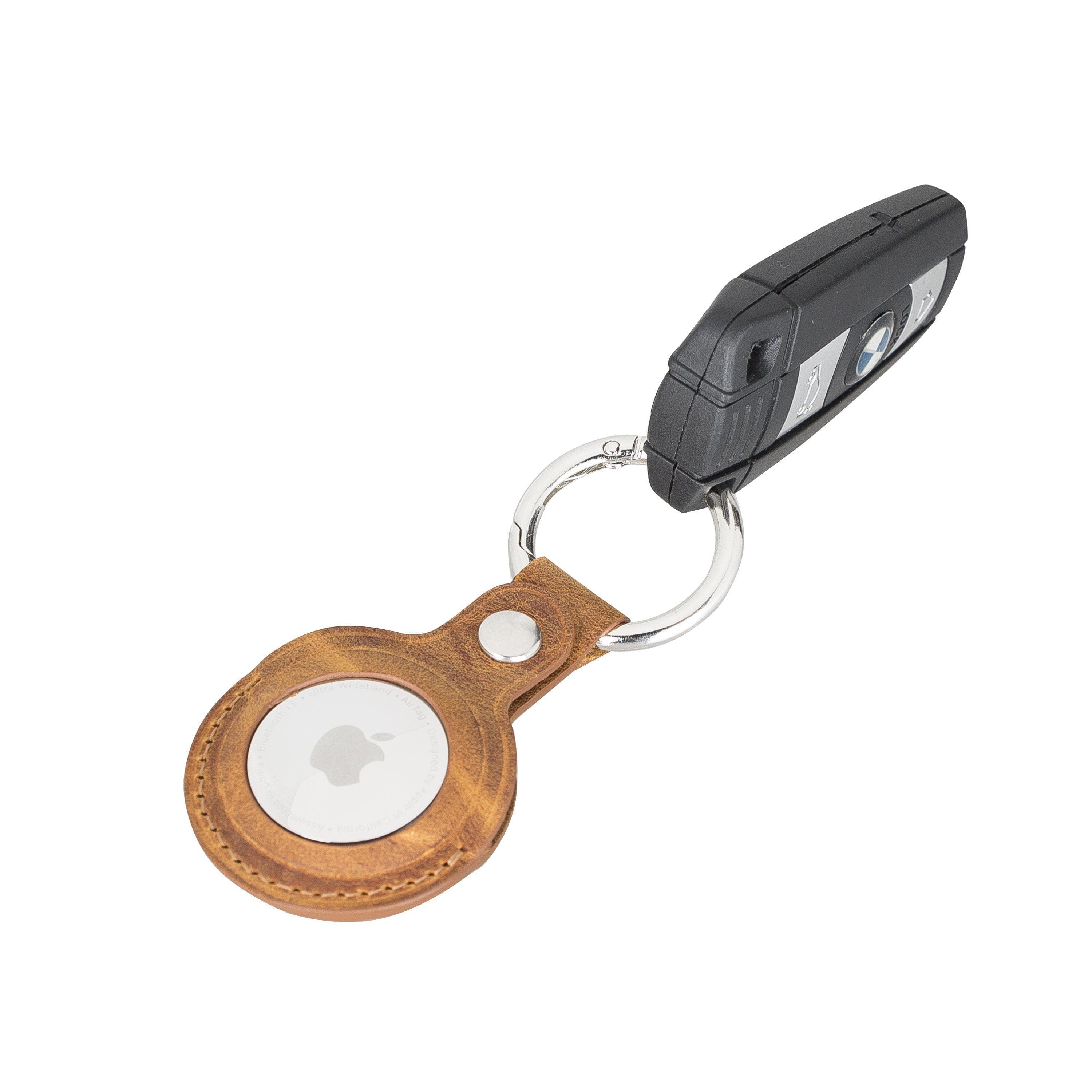 Arta Genuine Leather Keychain for Apple Airtag