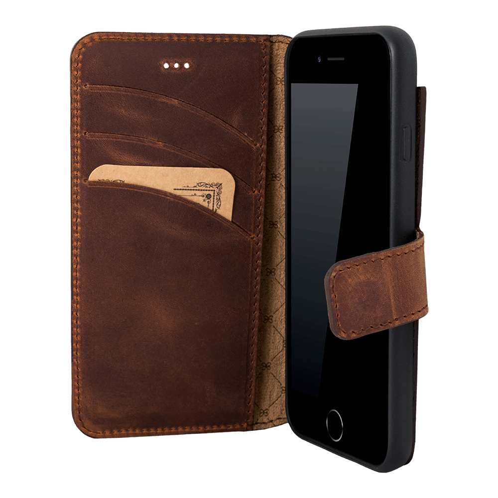 Apple iPhone SE/8/7 Series Detachable Leather Case / MW