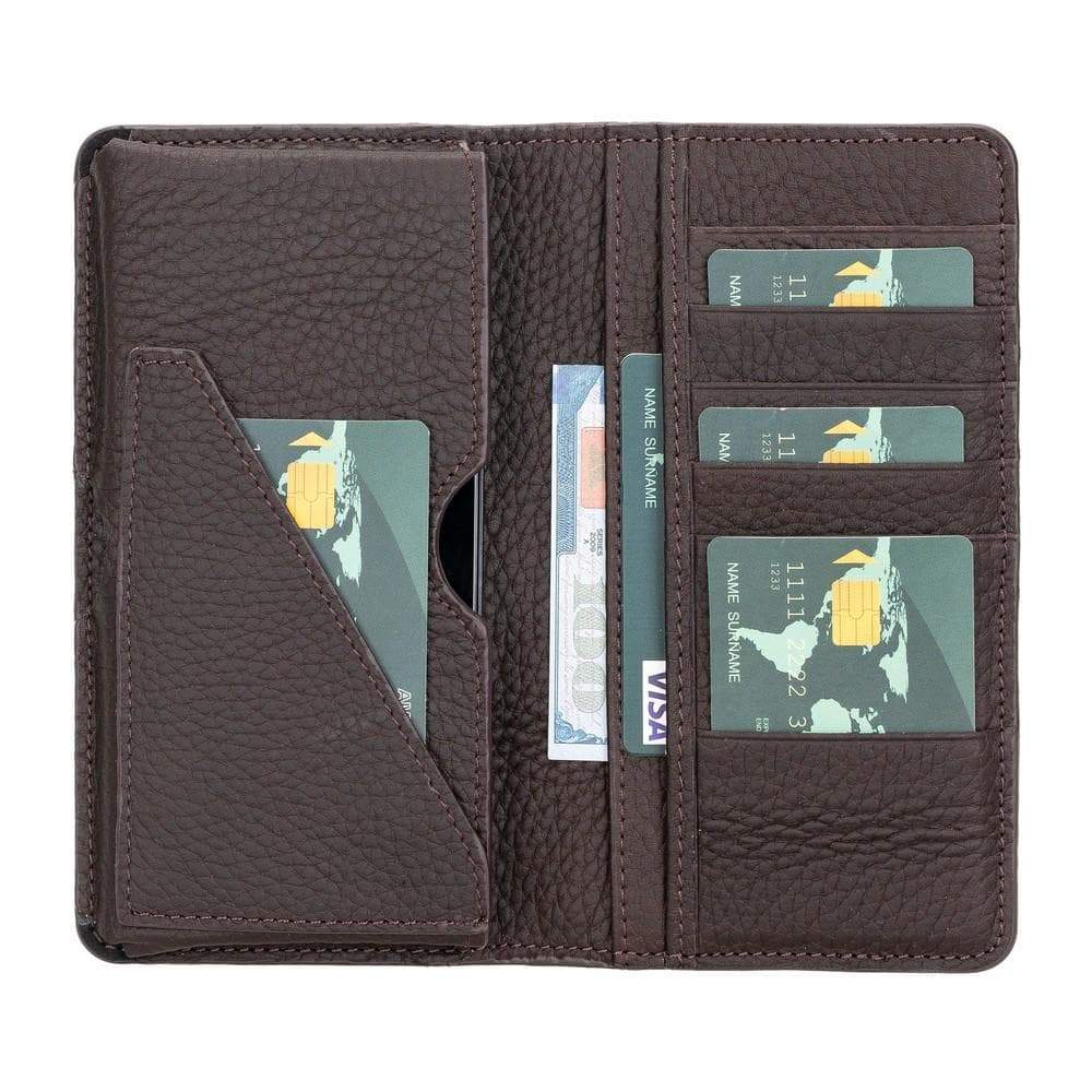 Calvina Universal Leather Wallet Case 6.2