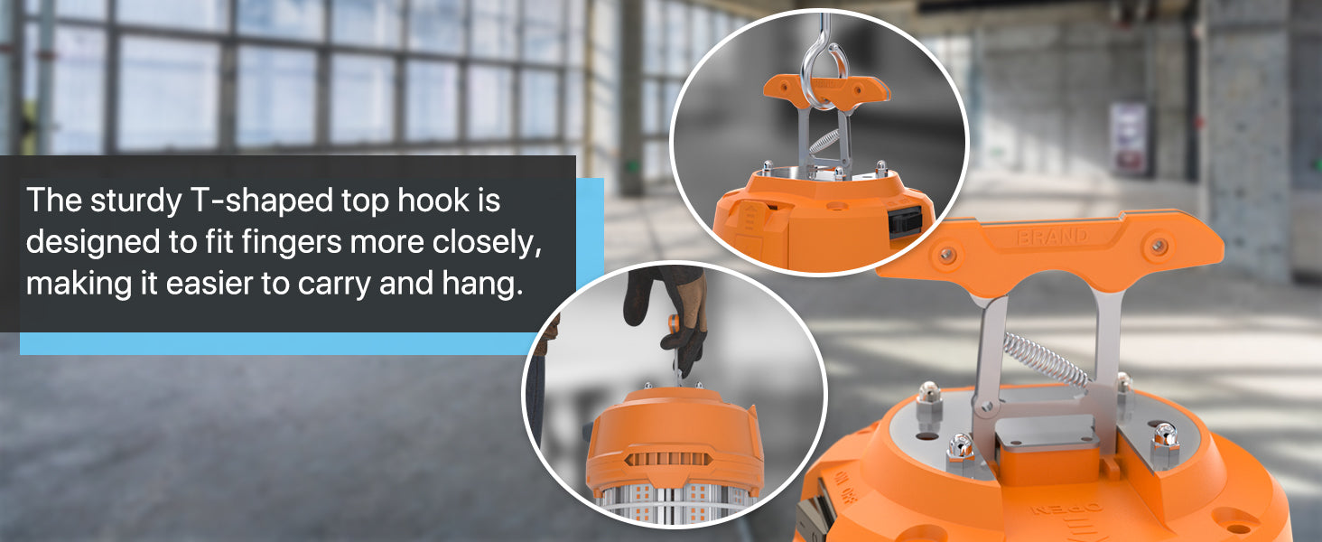 sturdy T-shaped top hook