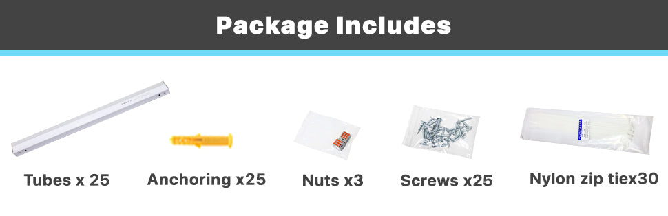 Package includes