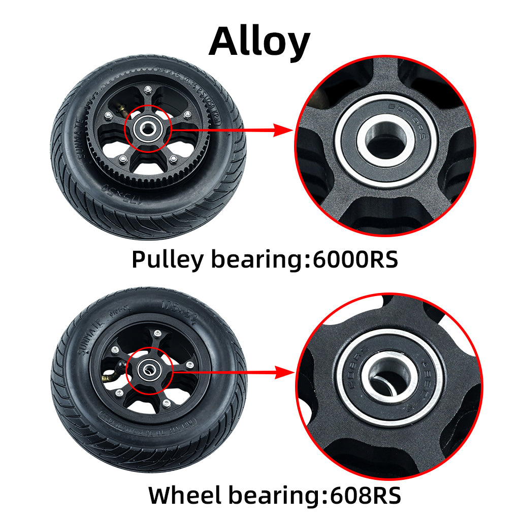 All Terrain Rubber Off-Road Mountain Wheel Kit
