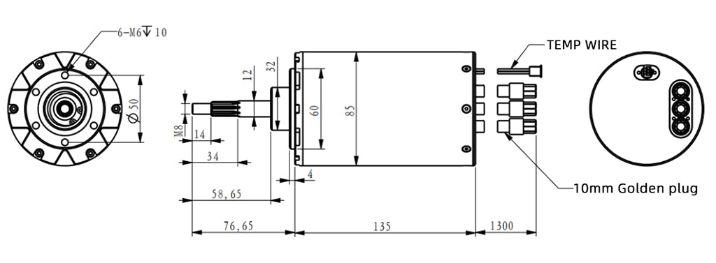 Flipsky Motor drawings