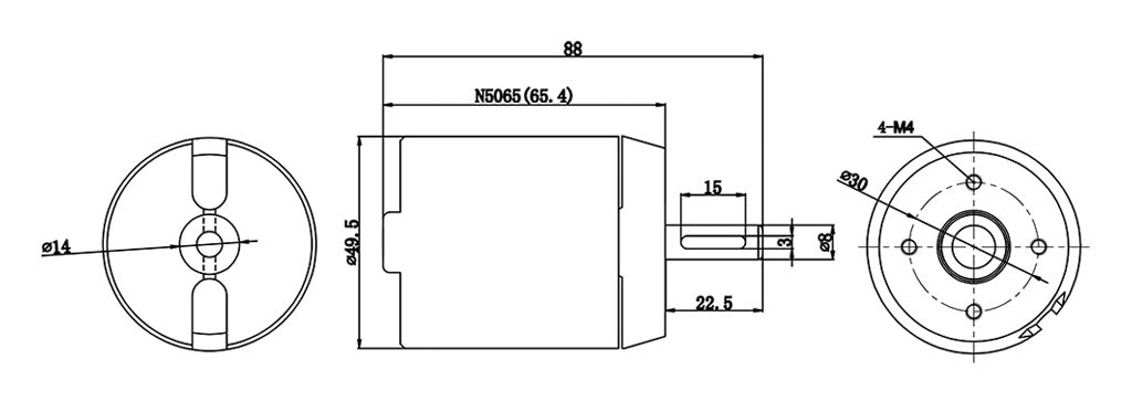 flipsky 5065 bldc motor