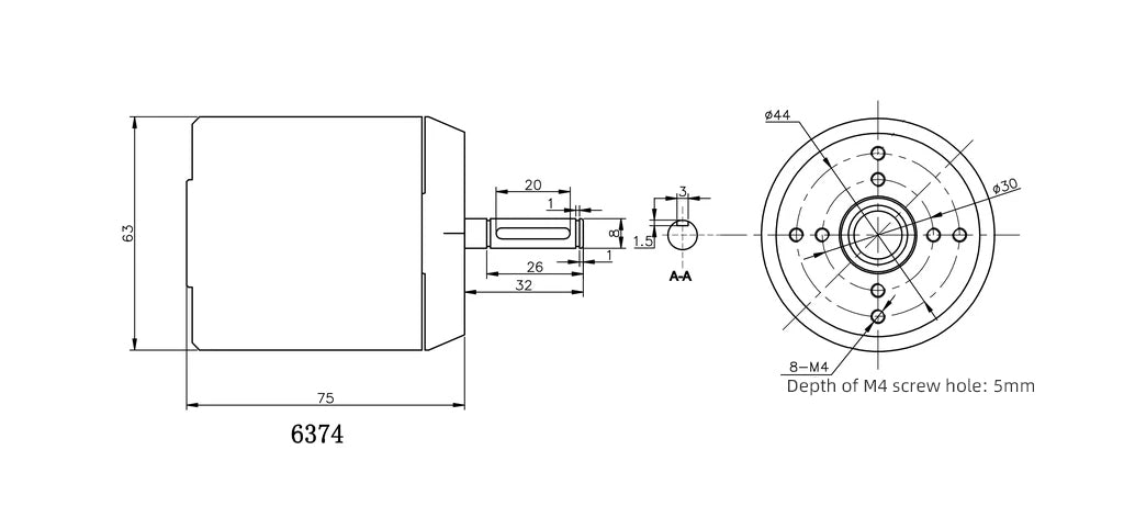 6374 Motor drawings