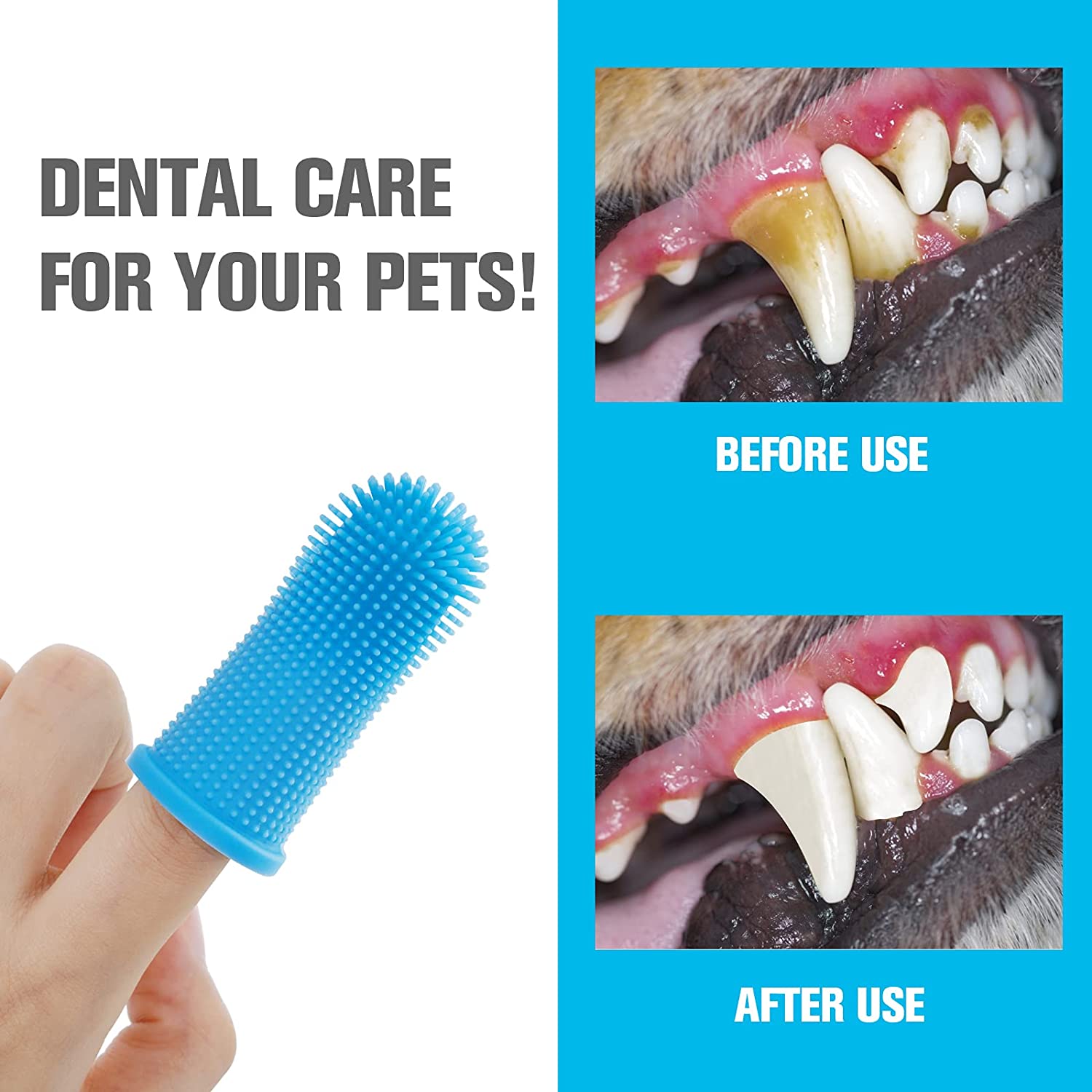 Touch Pet Super Soft Pet Finger Toothbrush - For YOur Lovely Pet