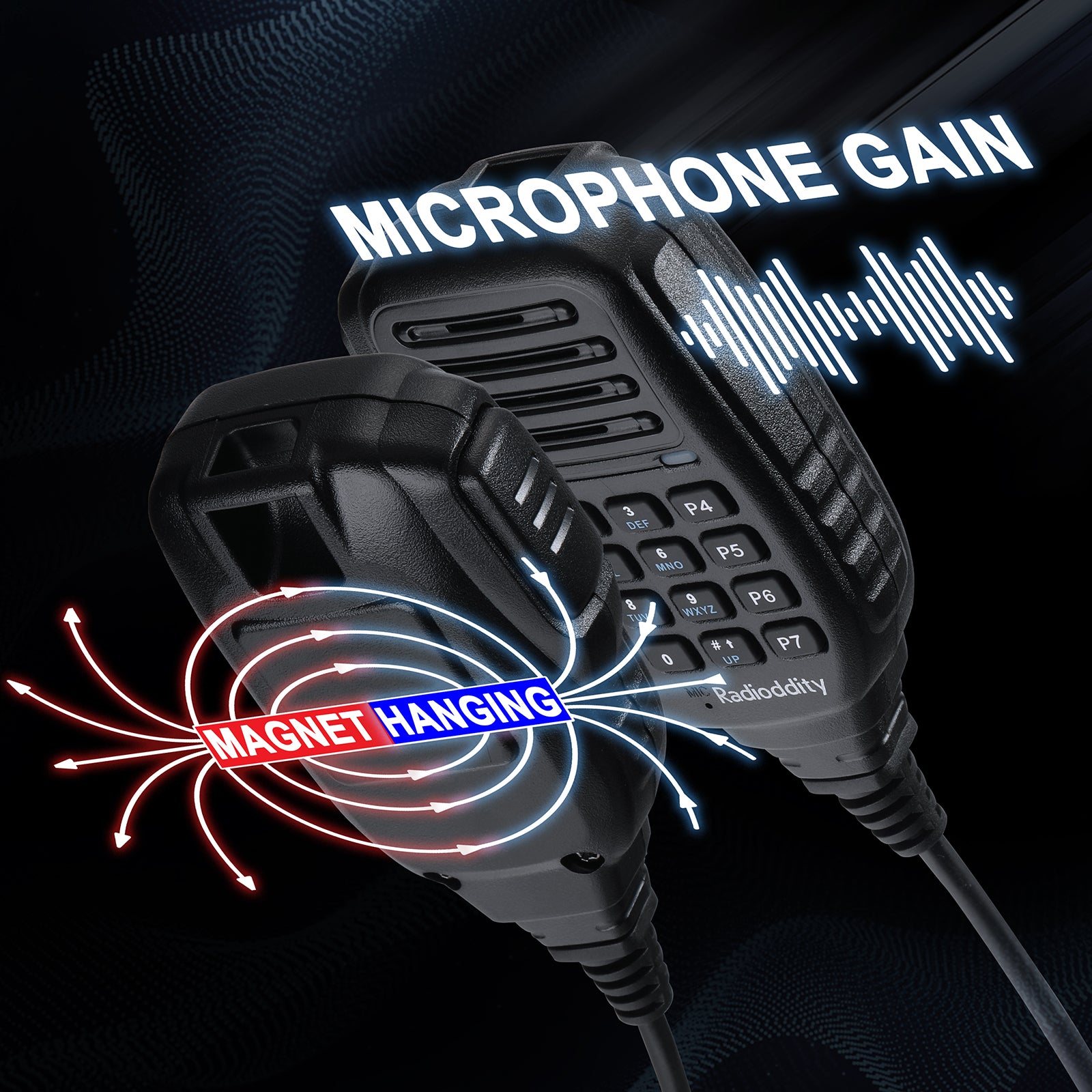 Radioddity DB25-D side view