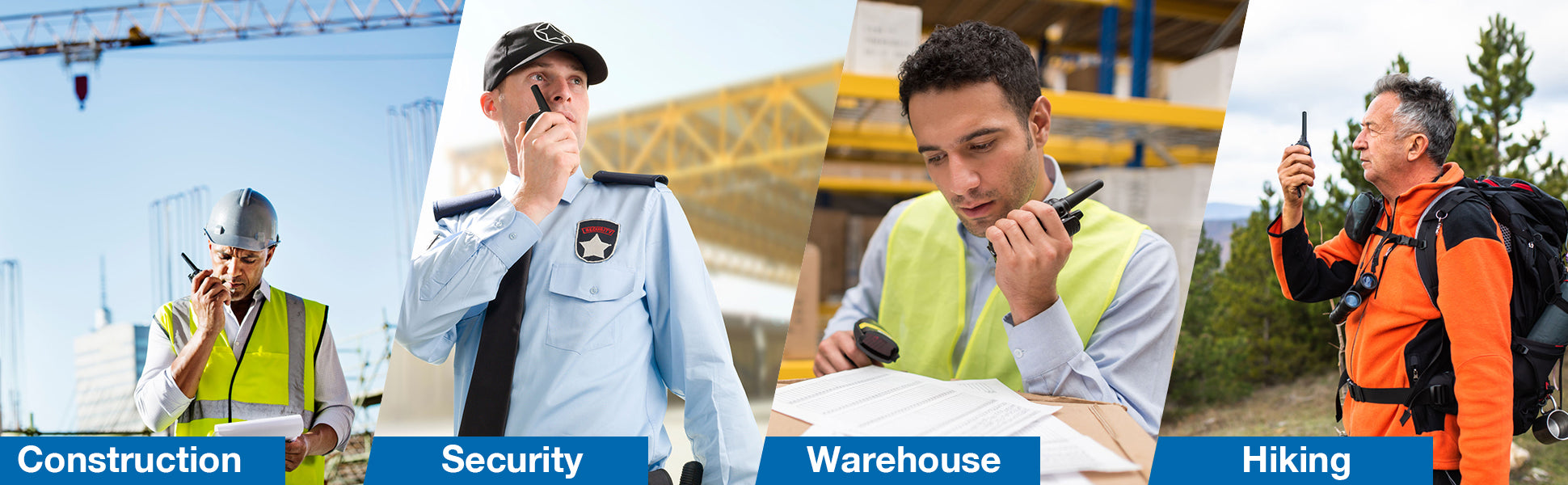 Banner showcasing product features of BF-88ST Pro walkie-talkie