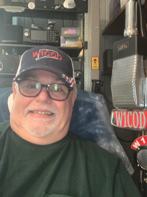 Photo of John G. and Joe S., winners of a Radioddity RD-5R digital radio.