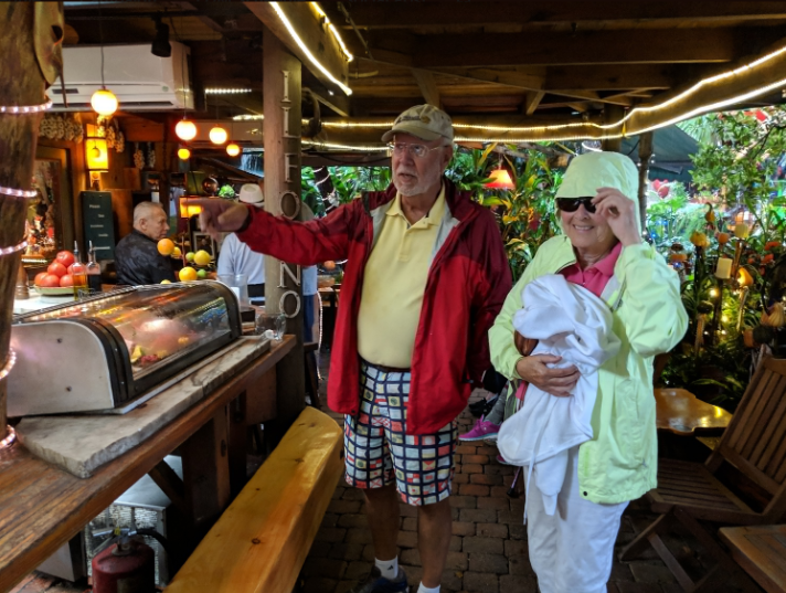 Photo of Jim R. JR. and Jim R. Sr., winners of a Radioddity FS-T2/PR-T2 license-free radio.