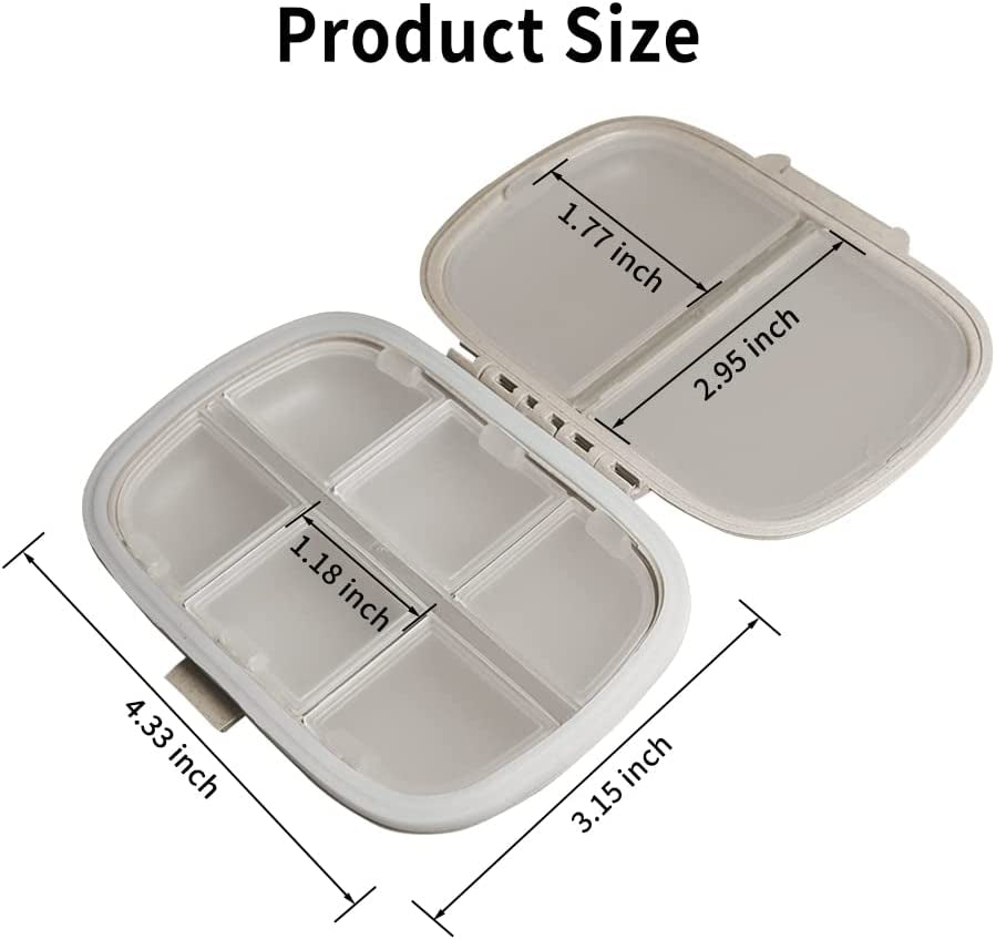 8 Compartments Pill Organizer