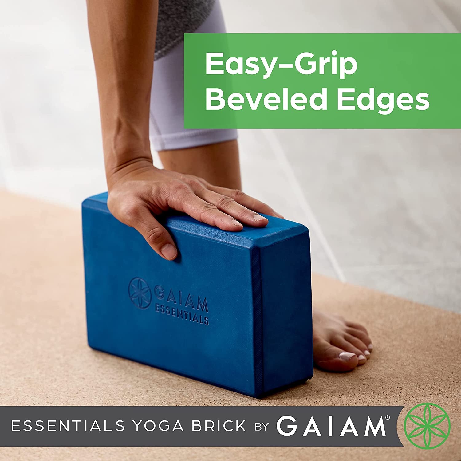 Essentials Yoga Brick | Sold as Single Block | EVA Foam Block Accessories for Yoga