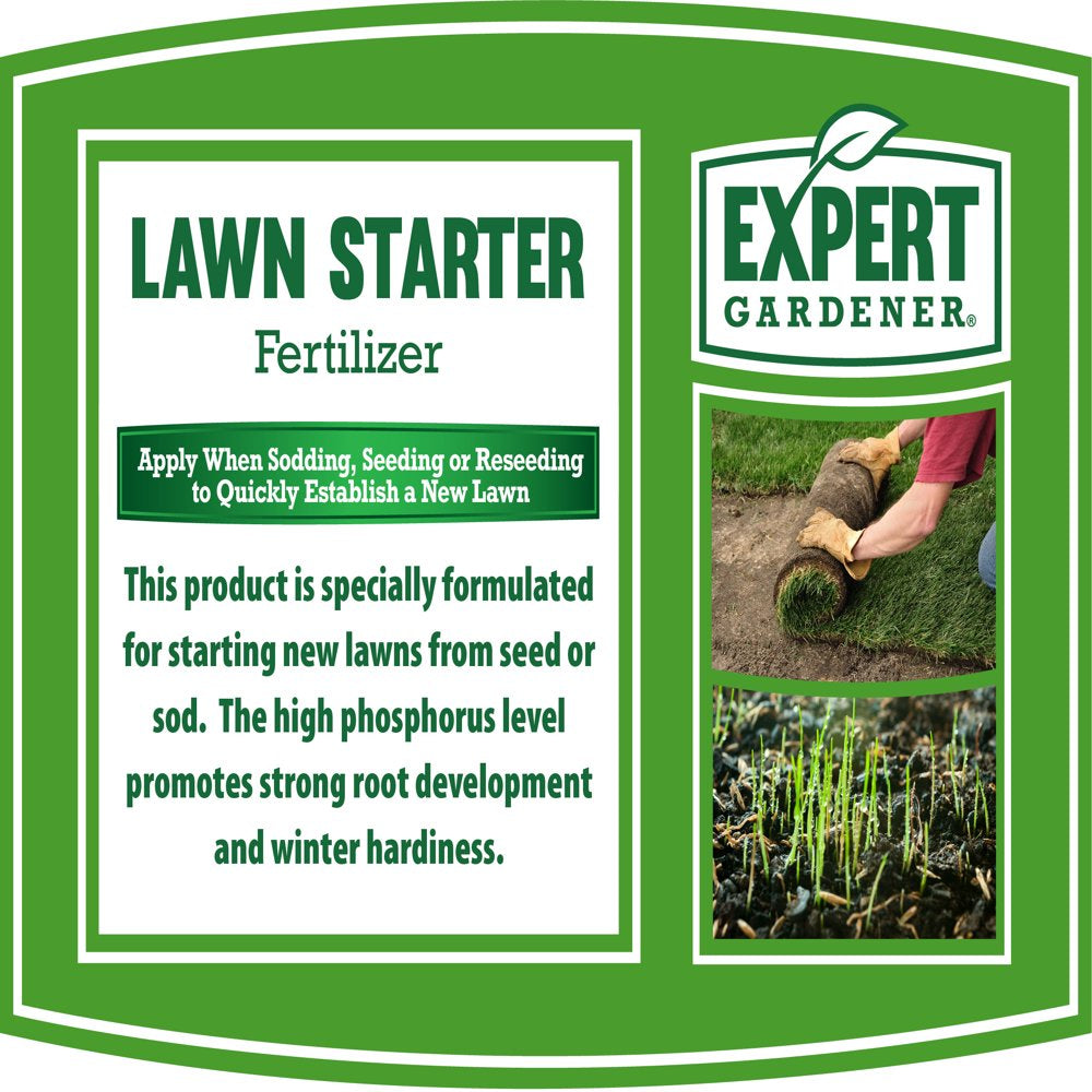 Expert Gardener Lawn Starter Lawn Food, 24-25-4 Fertilizer, 3 Lb.