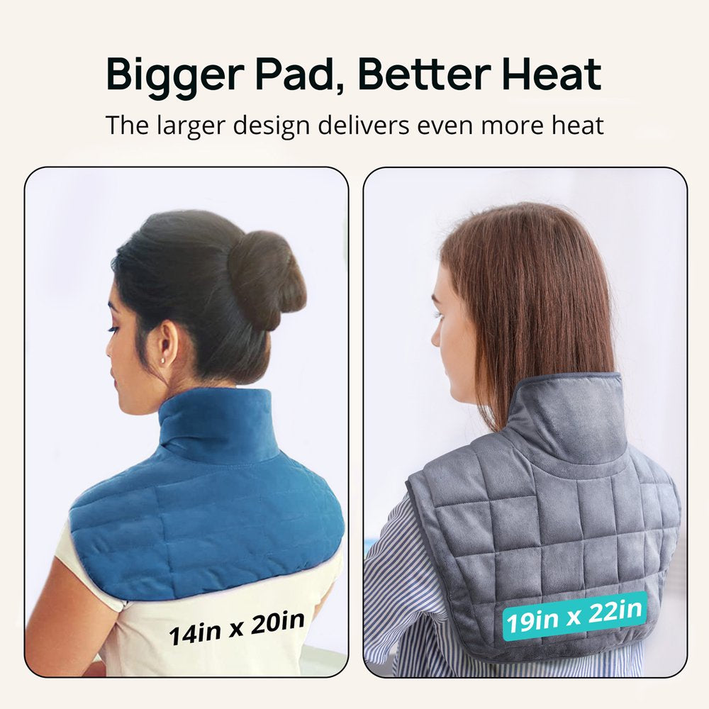 Large Heating Pad for Shoulders & Neck Pain Relief -19