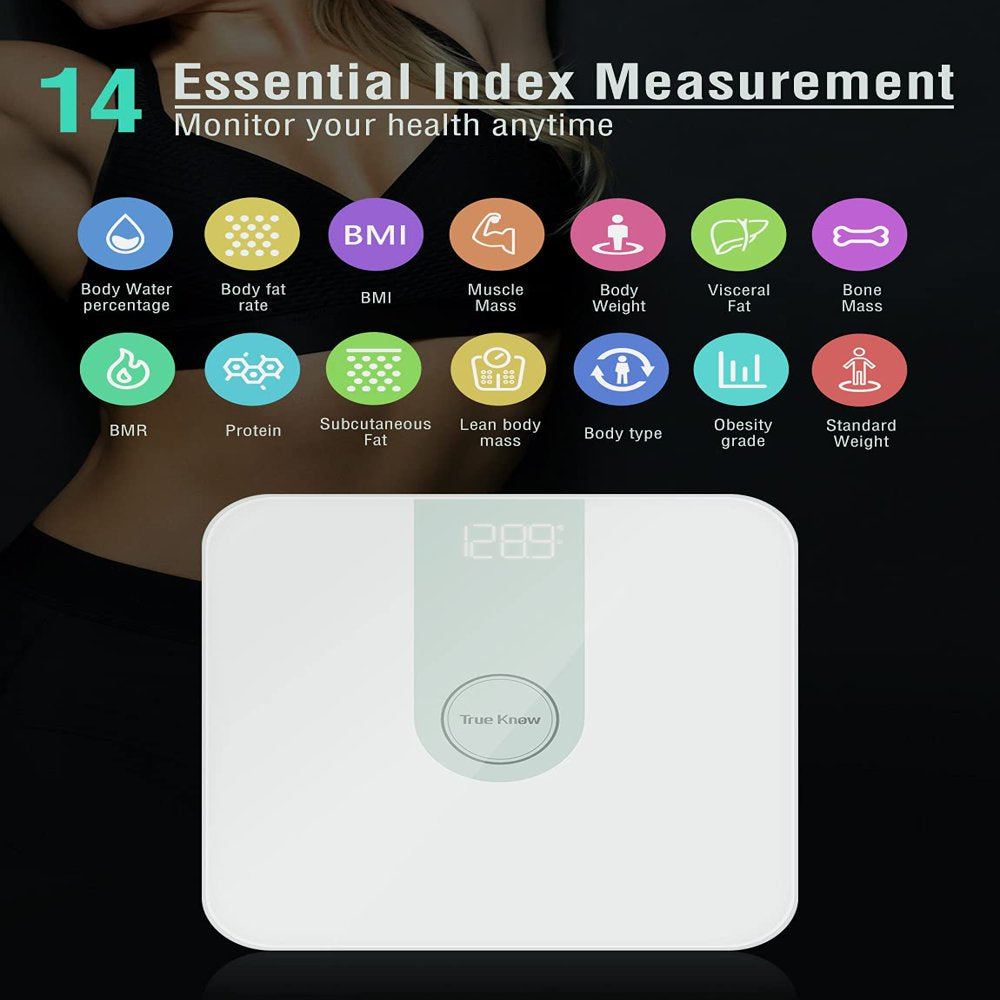 Smart Scale with Body Fat BMI & Composition App