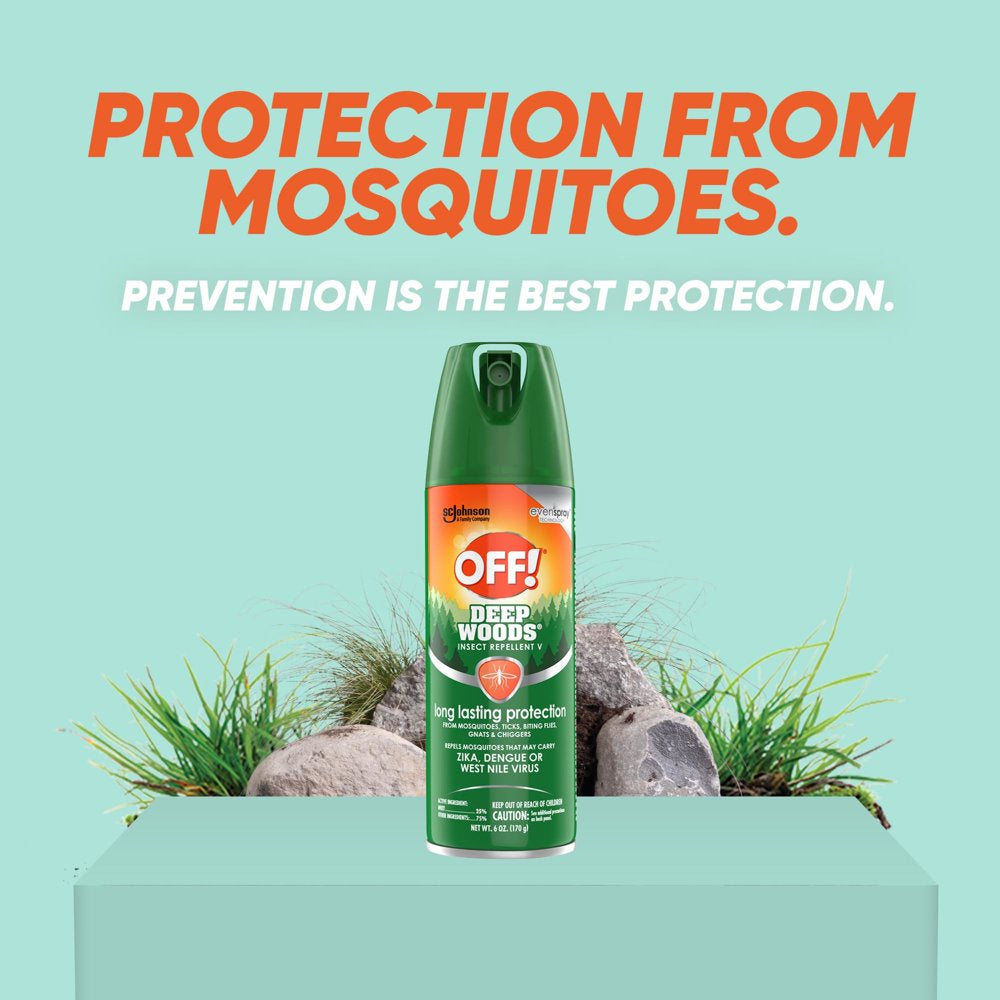 OFF! Deep Woods Insect Repellent V, 6 Oz, 2Ct