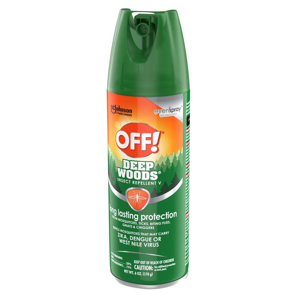 OFF! Deep Woods Insect Repellent V, 6 Oz, 2Ct