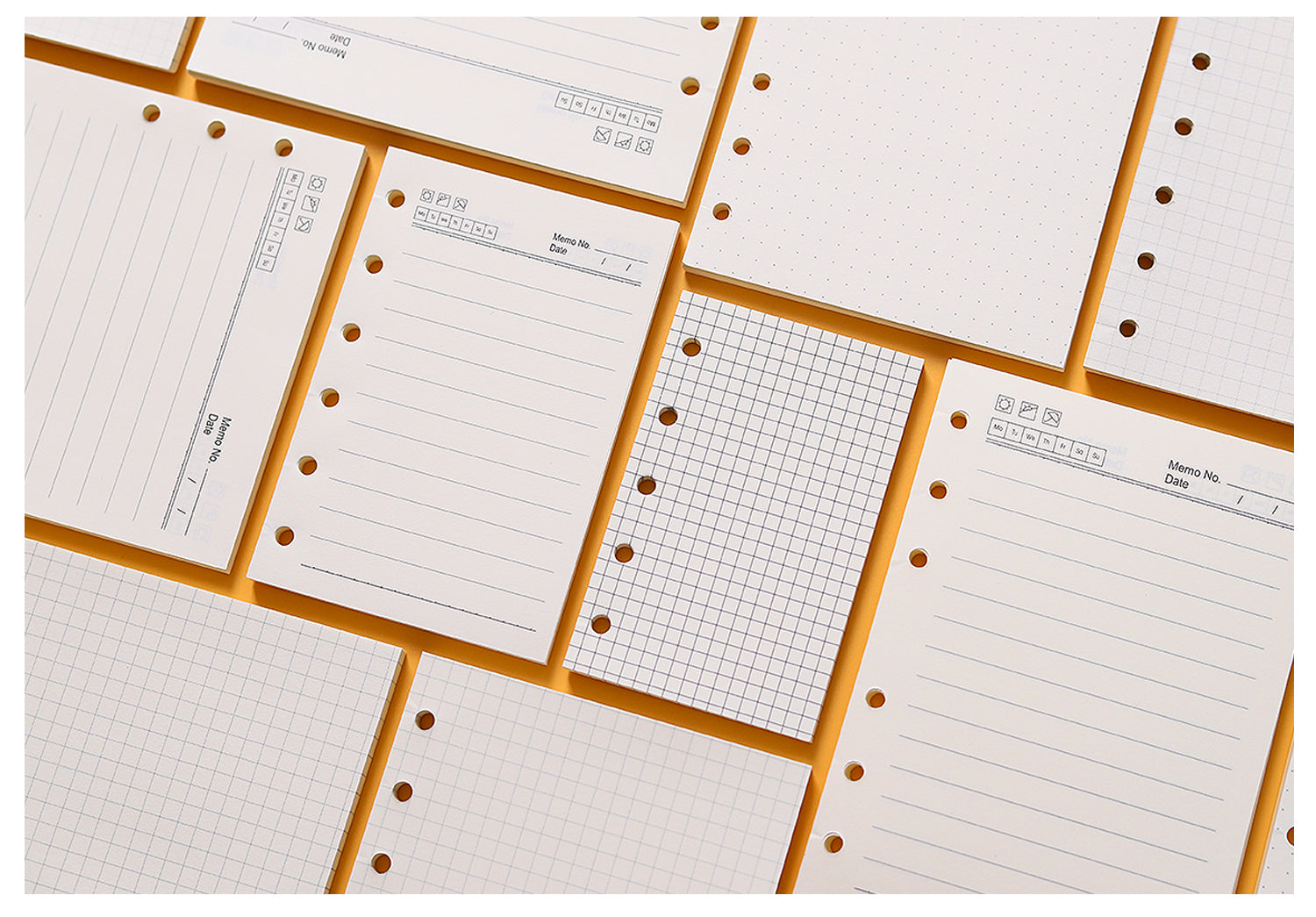  Personal Things to Remember Planner Insert Refill, 3.74 x 6.73  inches, Pre-Punched for 6-Rings to Fit Filofax, LV MM, Kikki K, Moterm and  Other Binders, 30 Sheets Per Pack : Handmade Products