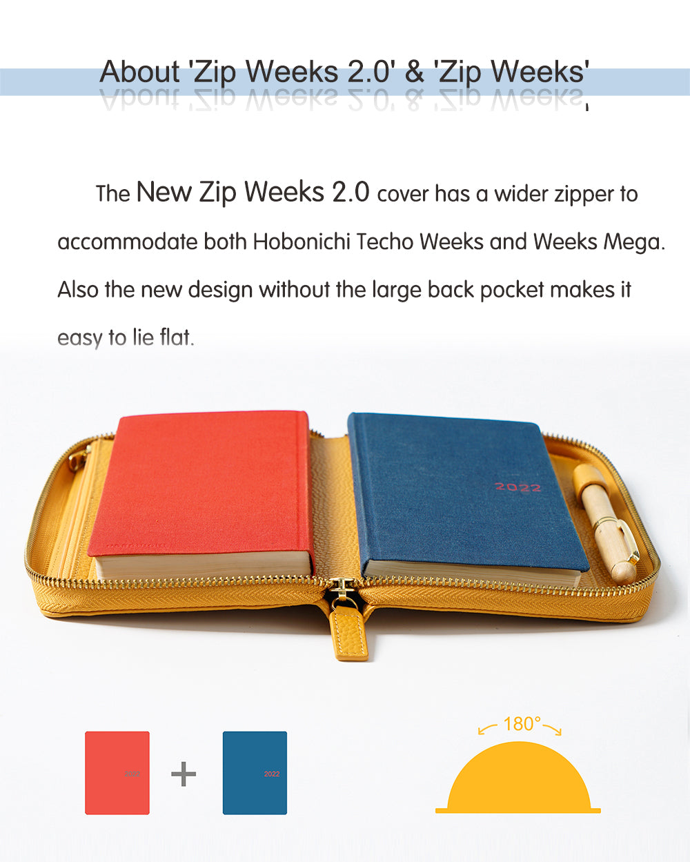 Pocket Notebook Cover Zipper, Zippered Moterm Weeks Cover