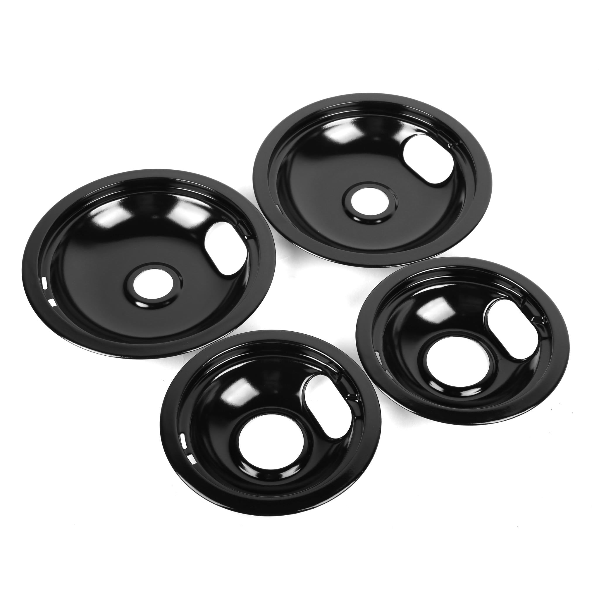 WEN Handyman Q-K0038 Drip Pan Set, 4 piece set (OEM part number W10290350 Range Drip Pans and W10290353 Burner Drip Pans)