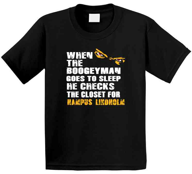 Hampus Lindholm Boogeyman Boston Hockey Fan T Shirt