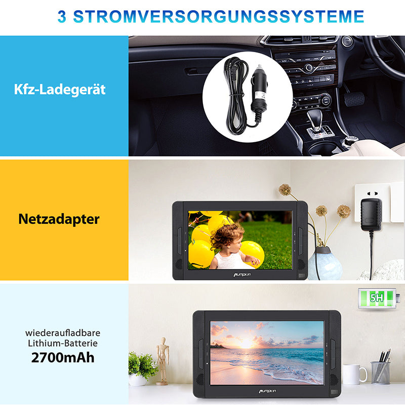 auto dvd player 2 monitore