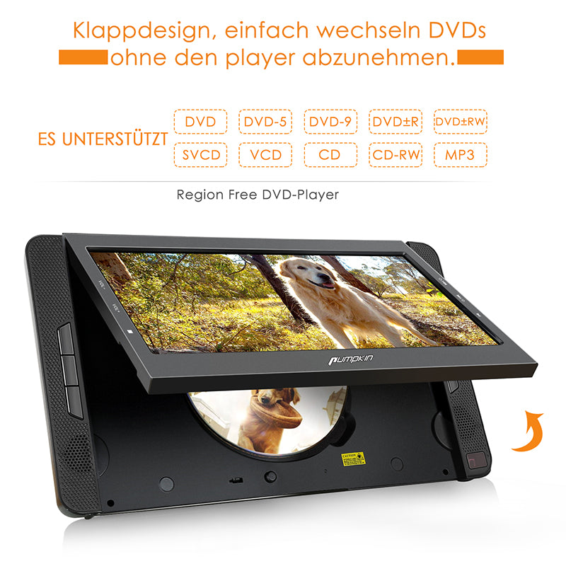 tragbarer dvd player mit usb