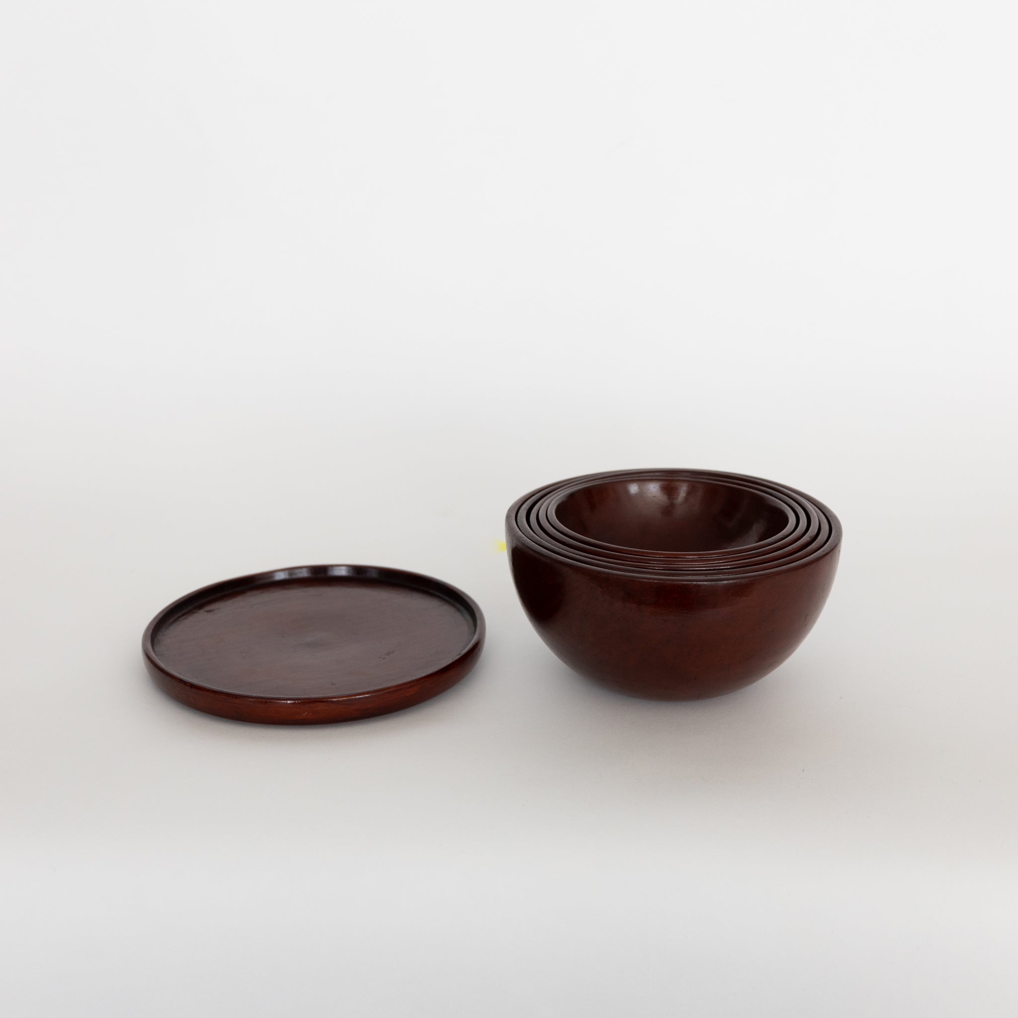 136 Japanese Wood Lacquer Bowls