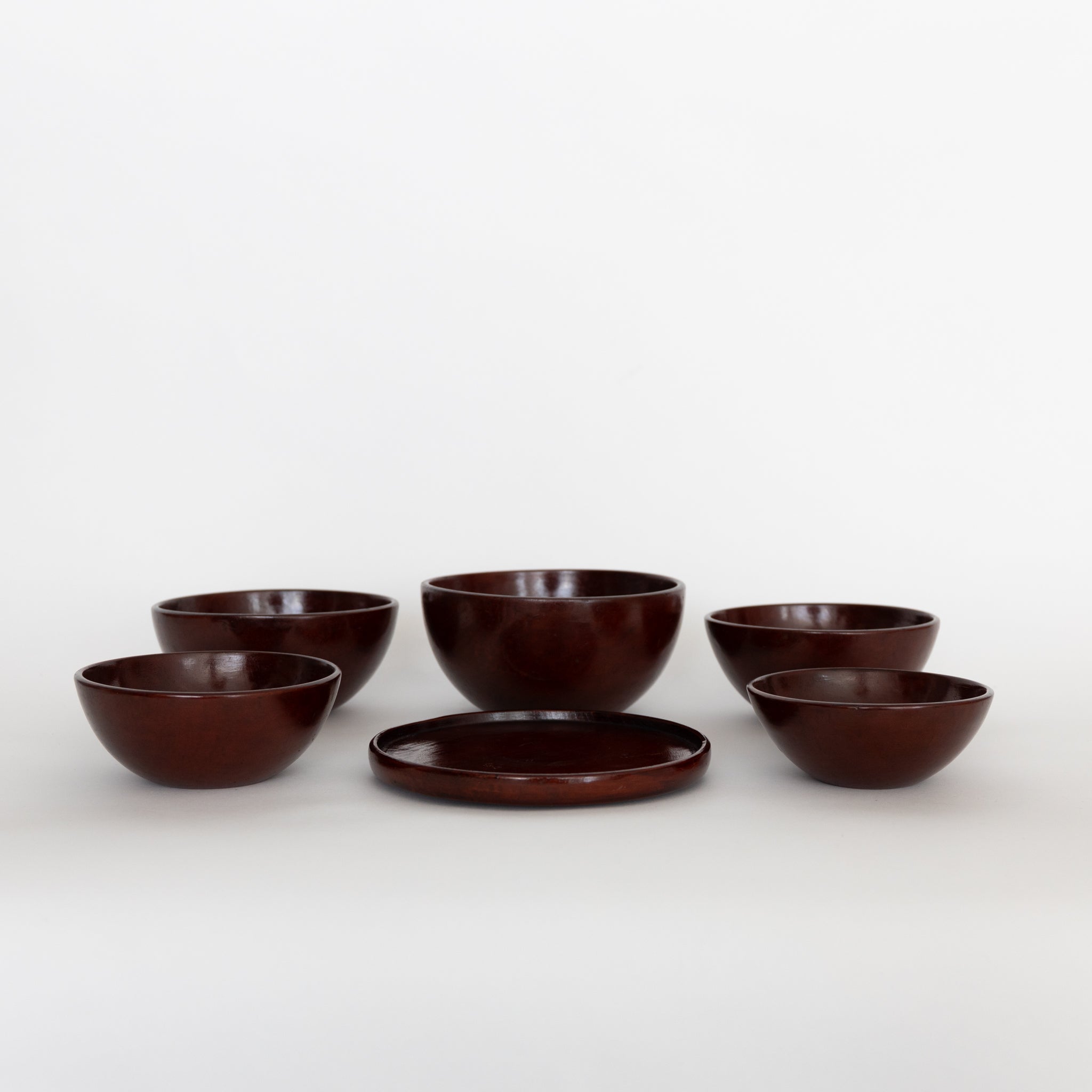 136 Japanese Wood Lacquer Bowls