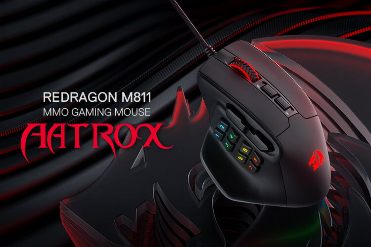 Redragon M811 Aatrox MMO Gaming Mouse