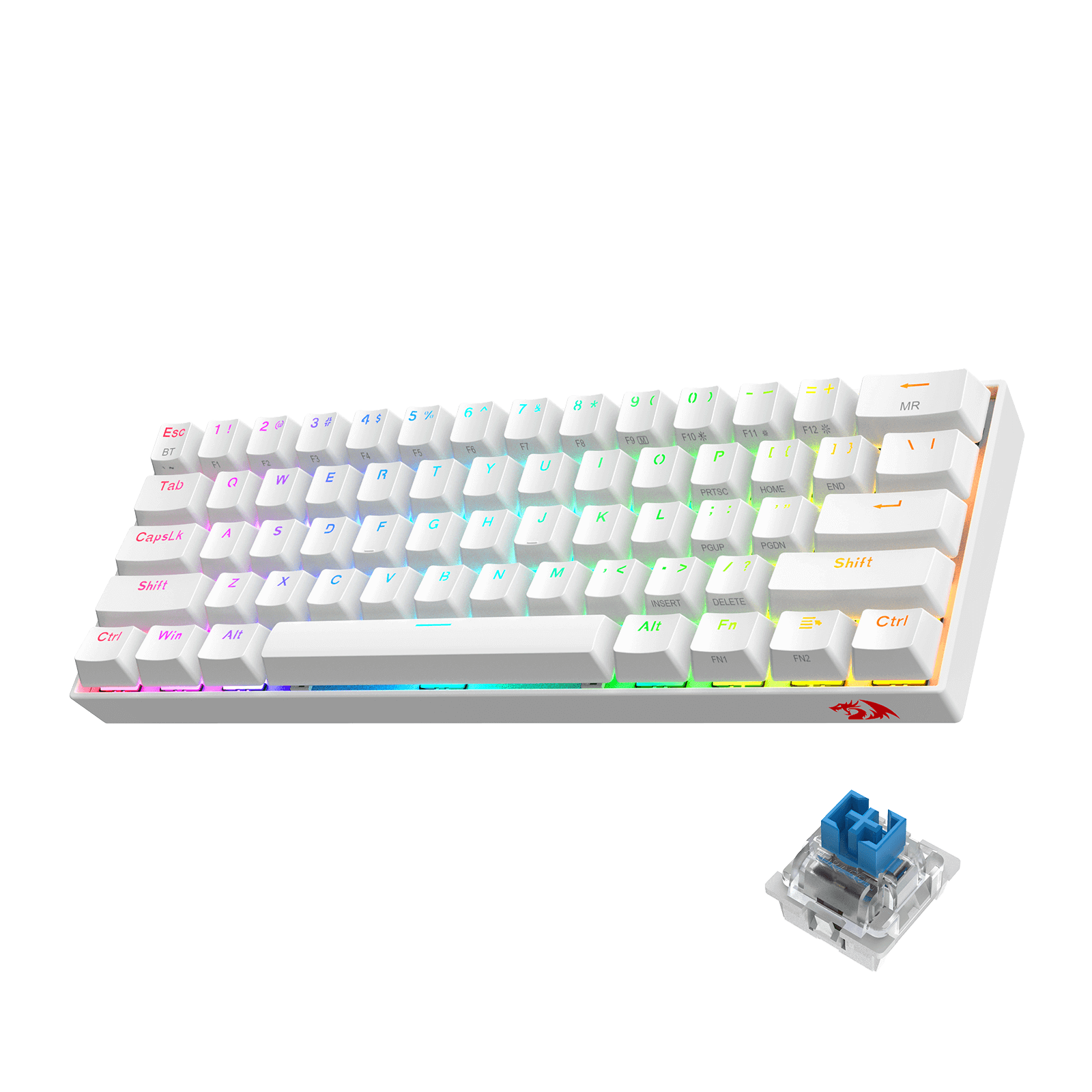 DRACONIC PRO K530 WHITE (Tactile Blue Switches)