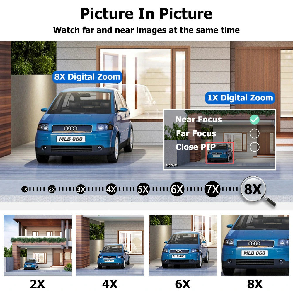 Support 8X Optical Zoom