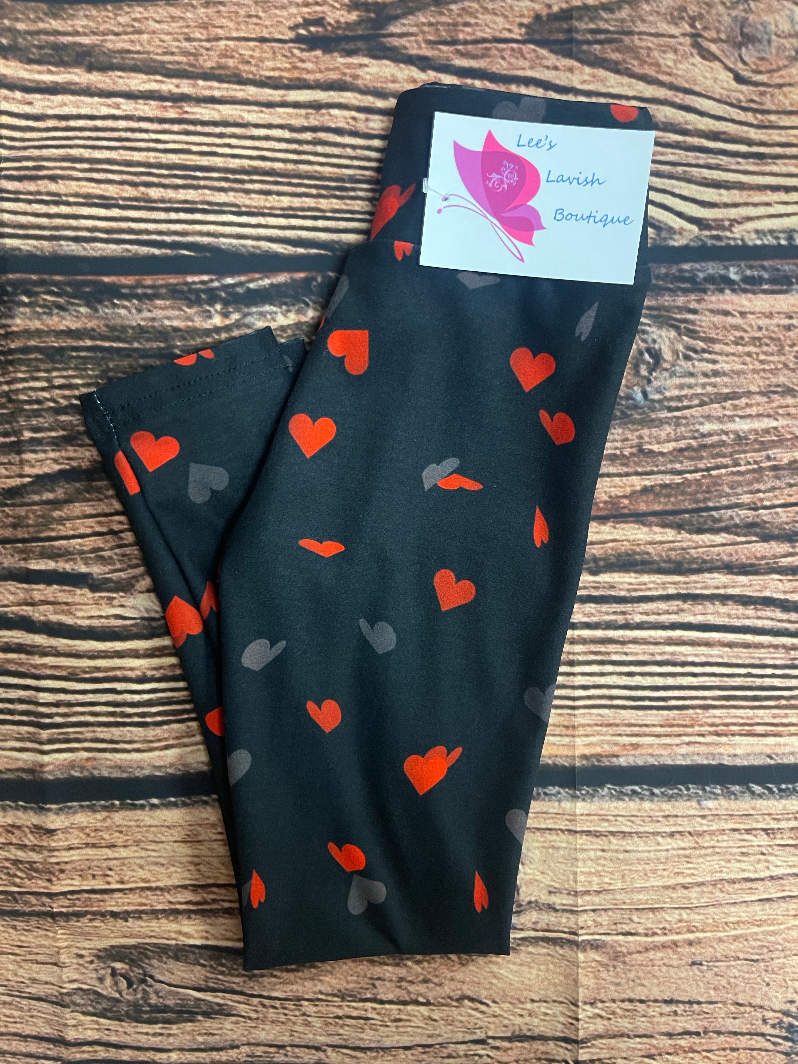 Falling Hearts Custom Leggings