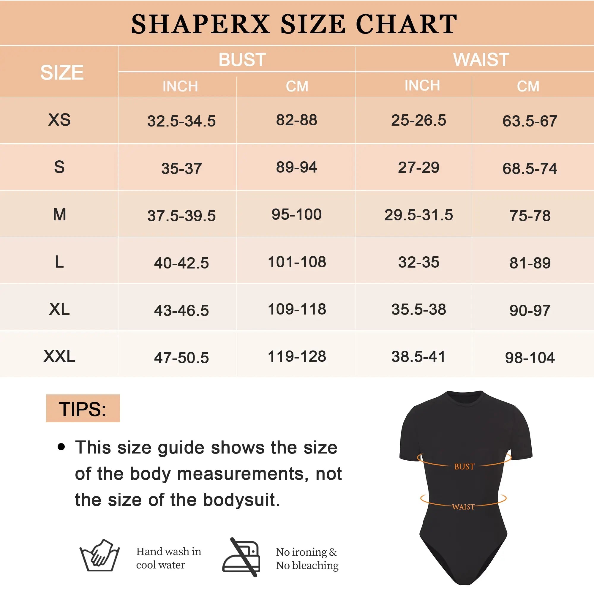 SHAPERX Short Sleeve Bodysuit Tops Crew Neck Thong Body Suit