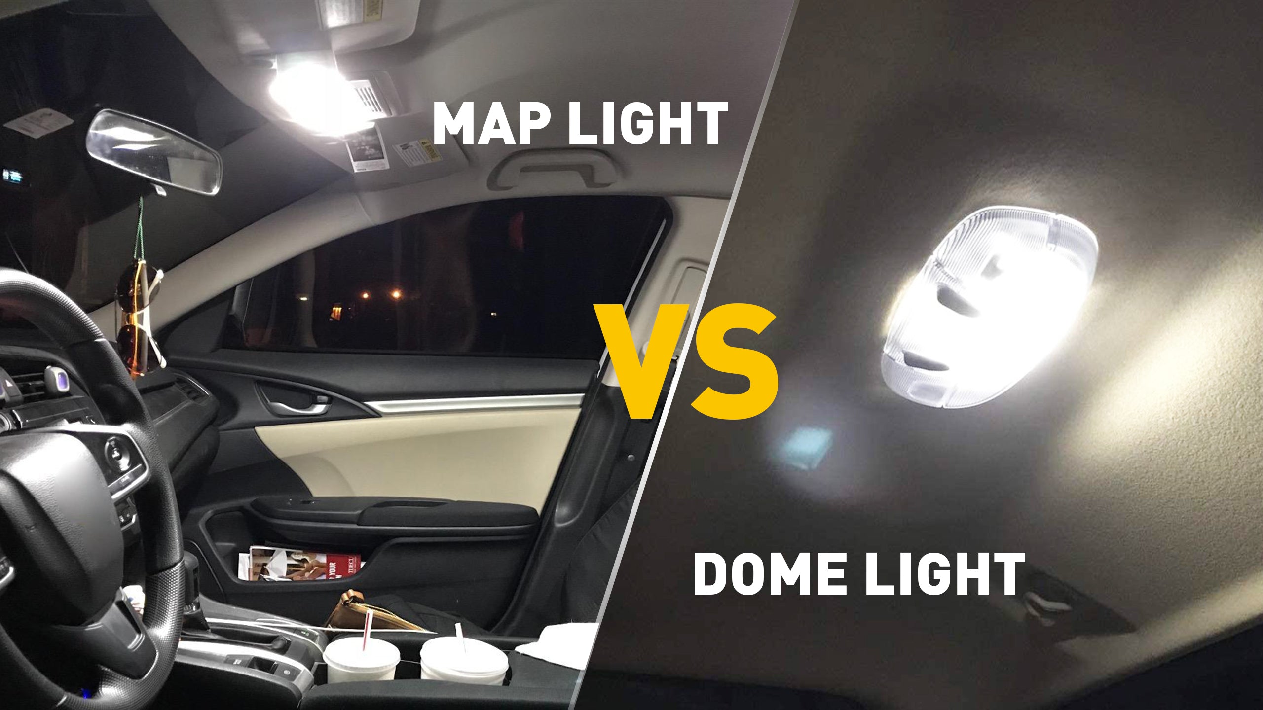 Dome Light VS Map Light