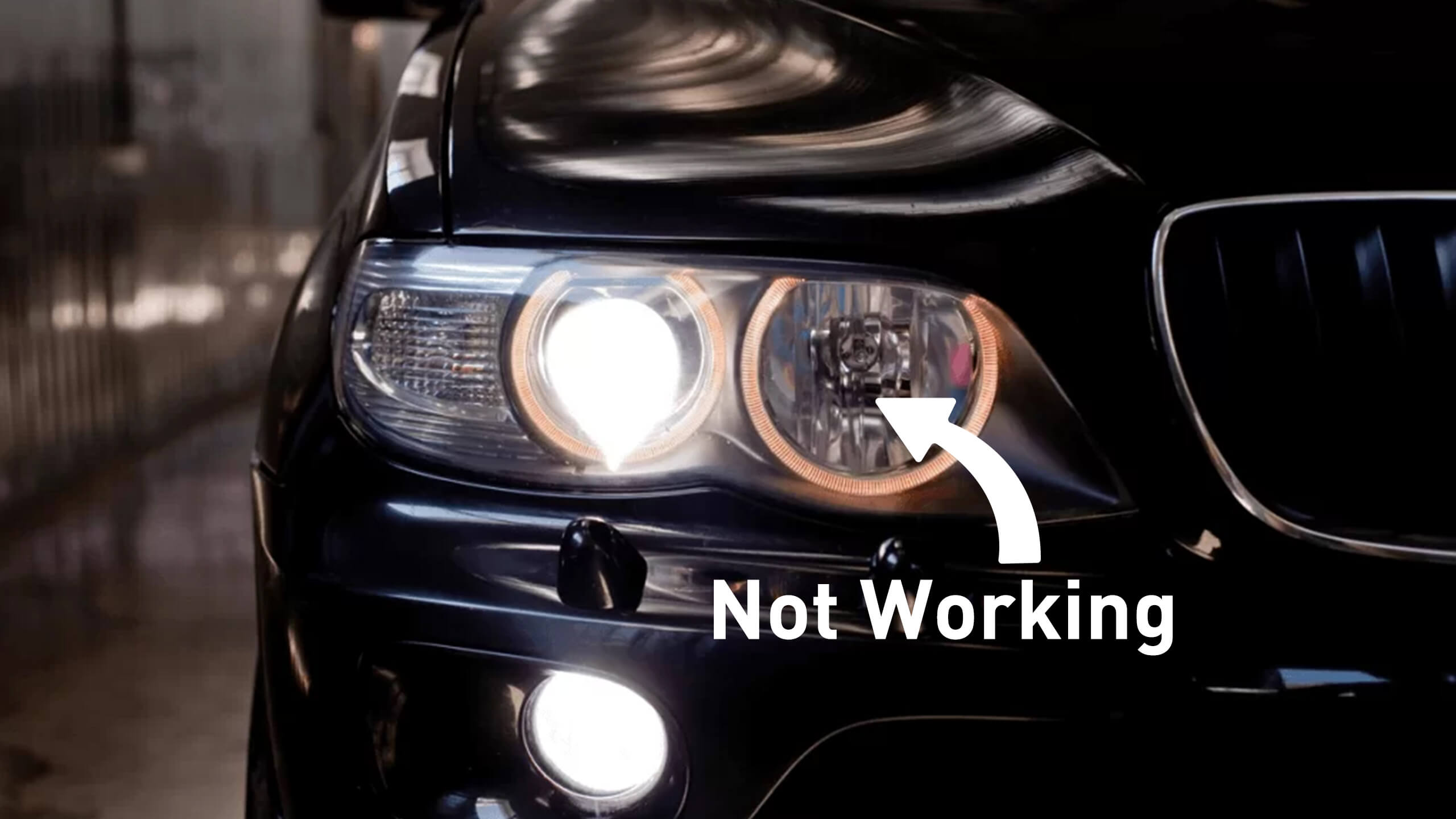 Why is one headlight not working?