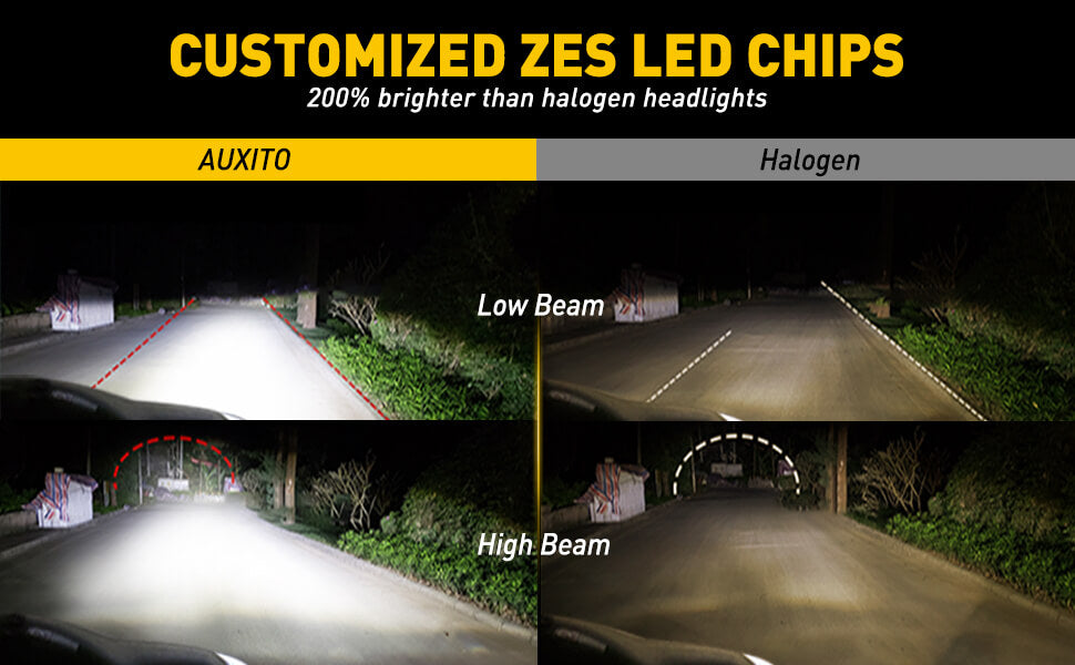 9003 led headlight bulbs