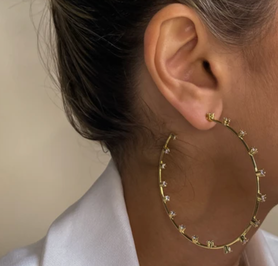 Stardust Statement Hoops