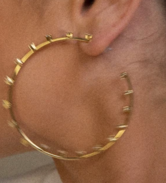 Stardust Statement Hoops