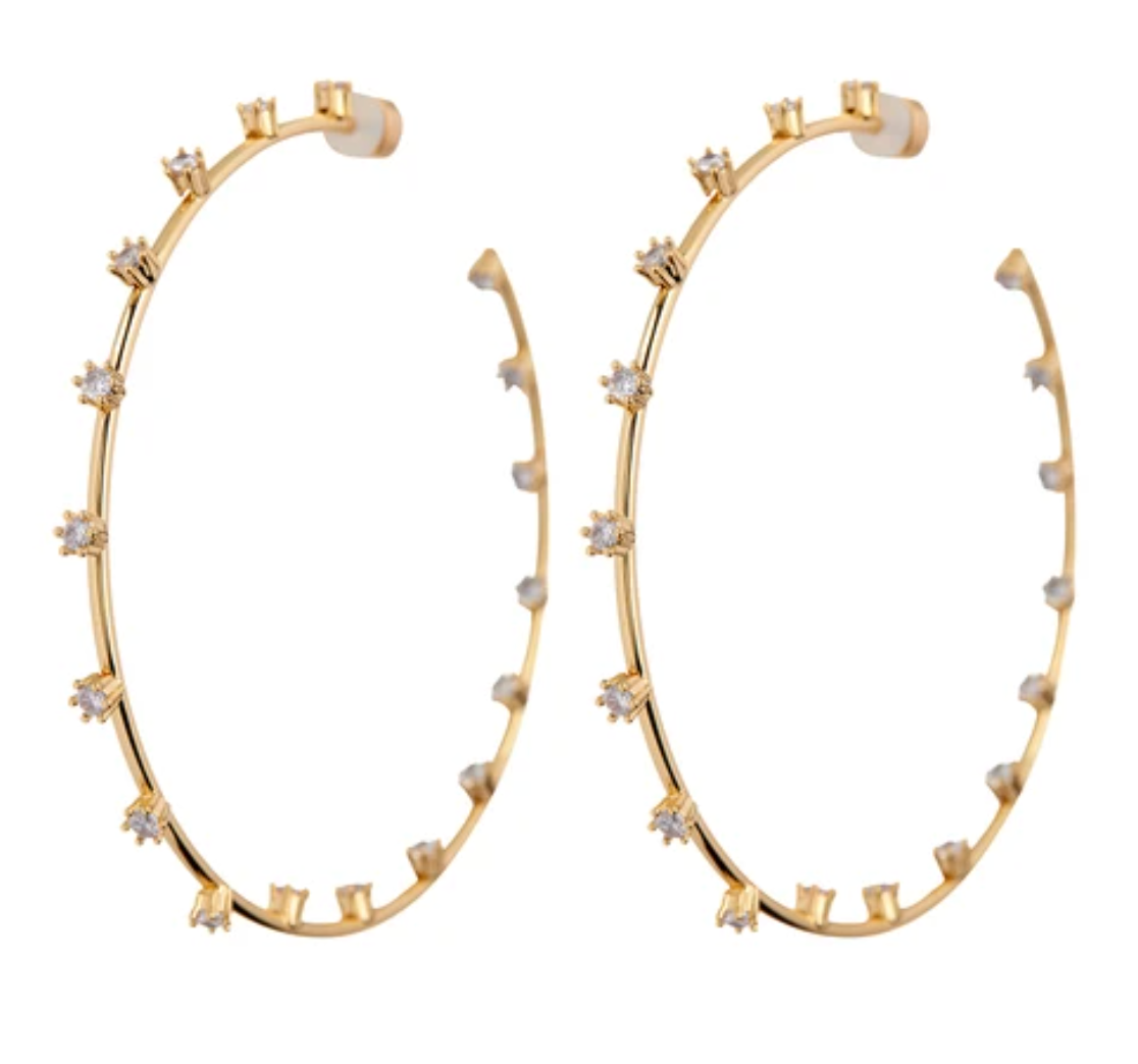 Stardust Statement Hoops