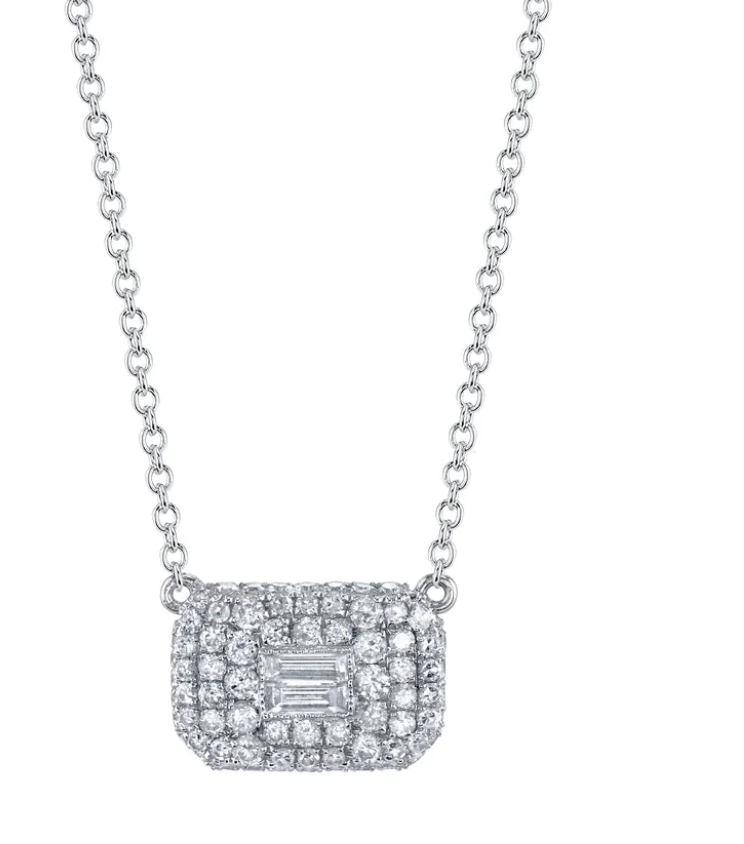 DIAMOND PAVE PENDANT NECKLACE