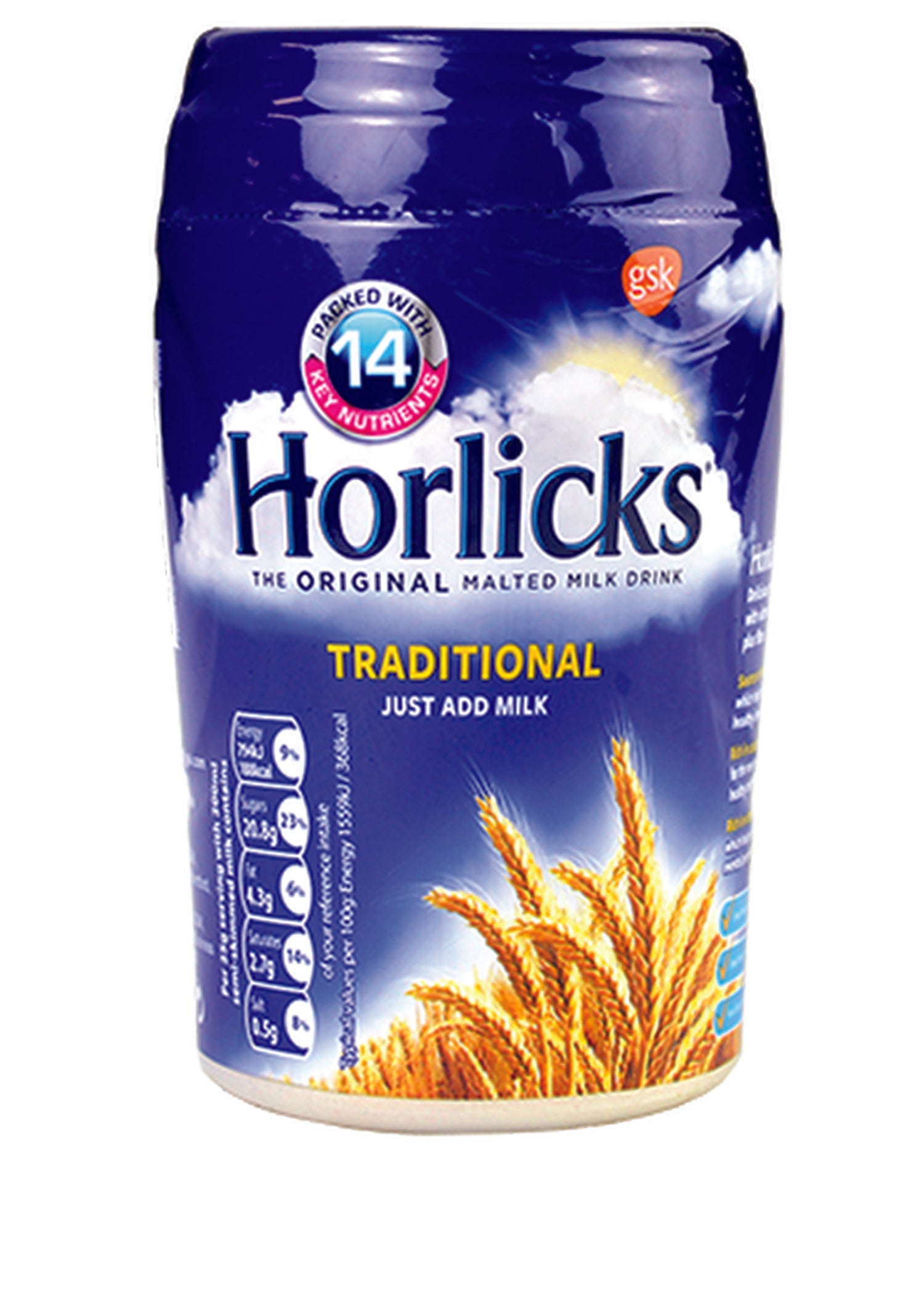 Horlicks Original Beverage Mix Energy Drink 500g (17.6 oz.)