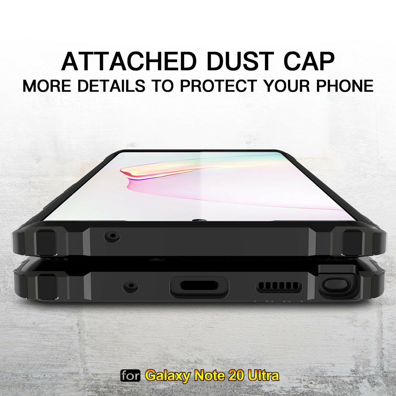 Protective Hybrid Armor Hard Case for Samsung Galaxy S21 Ultra Plus