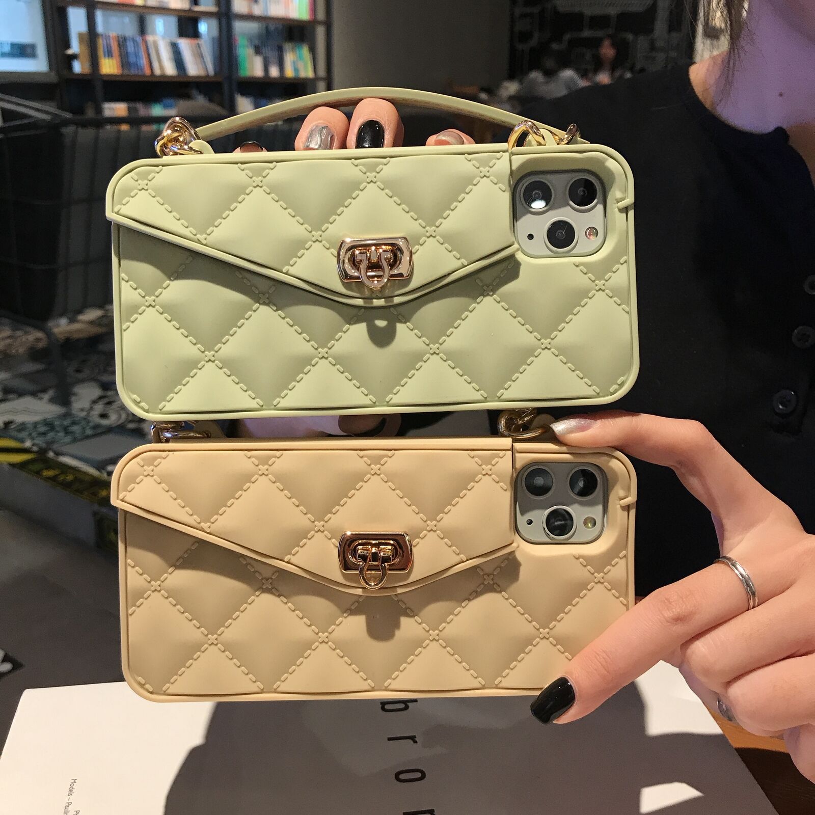 Handbag Crossbody Wallet Strap Case For iPhone