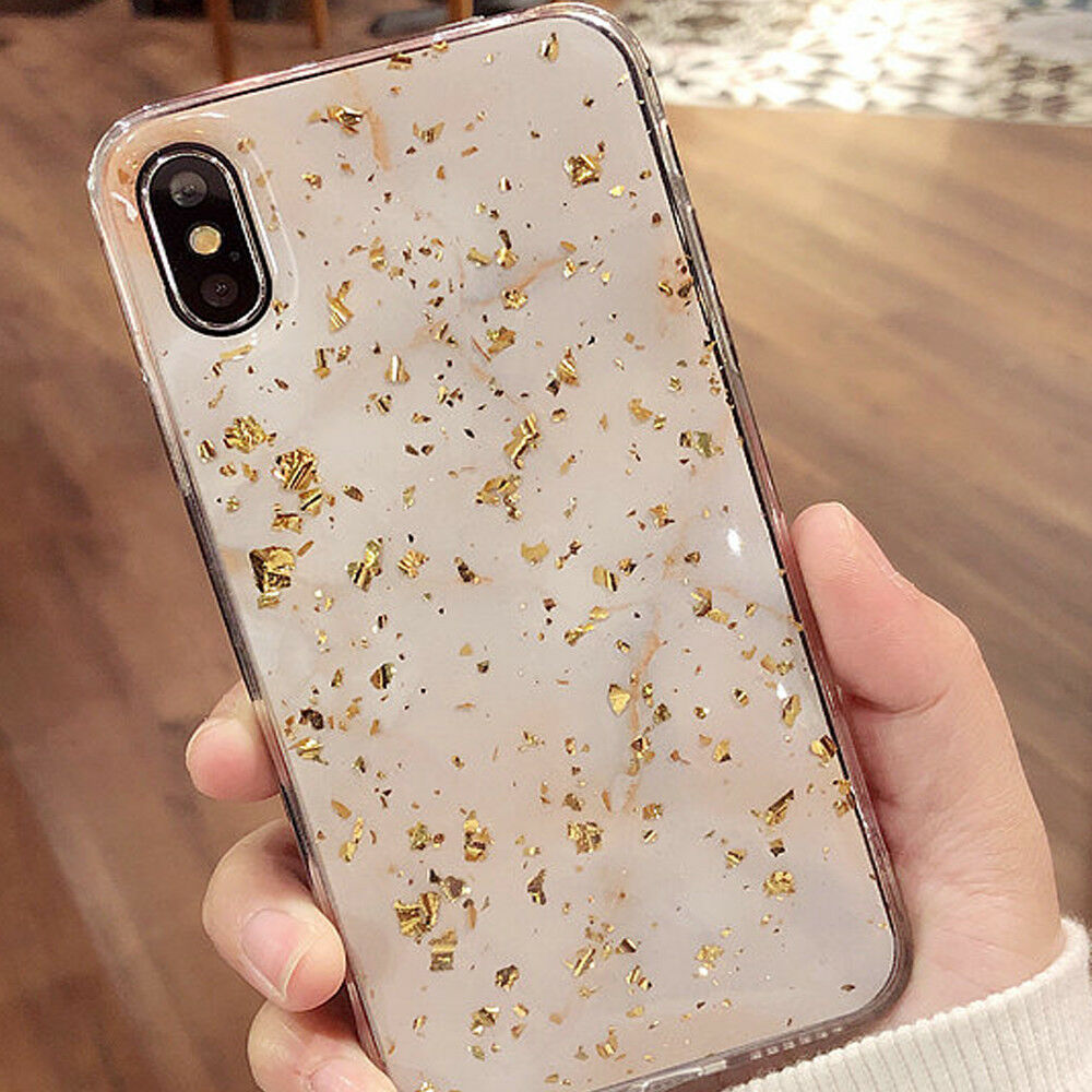 Luxury Foil Bling Marble Case for iPhone