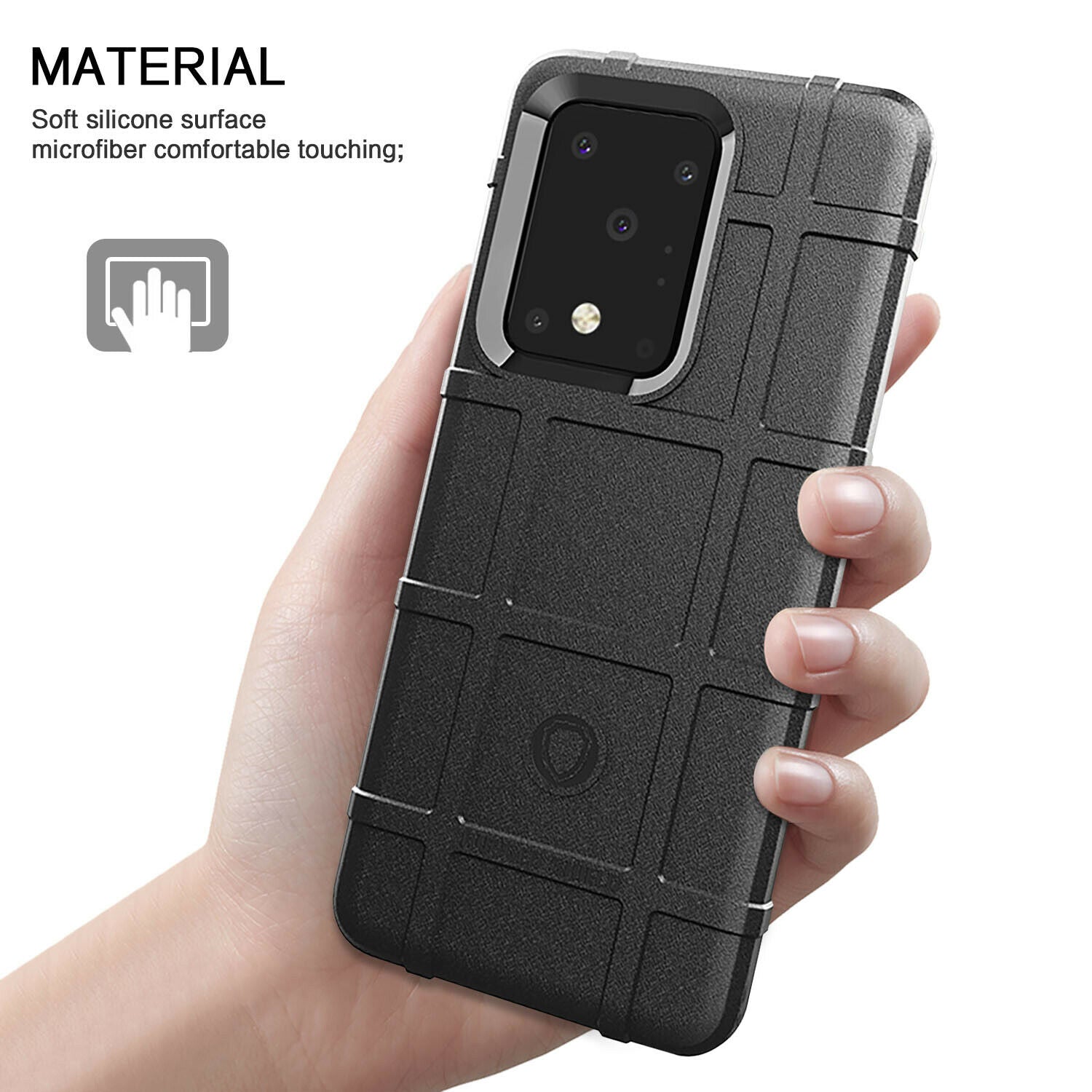 Shockproof Rugged Shield Matte Back Case for Samsung Galaxy S20 FE