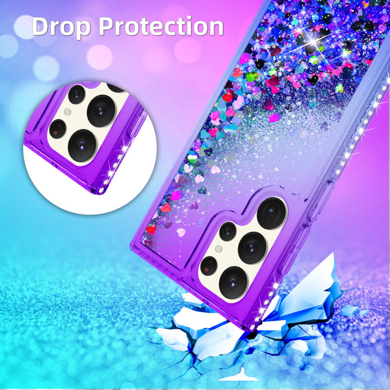 Case Liquid Bling Hybrid For Samsung Galaxy S23