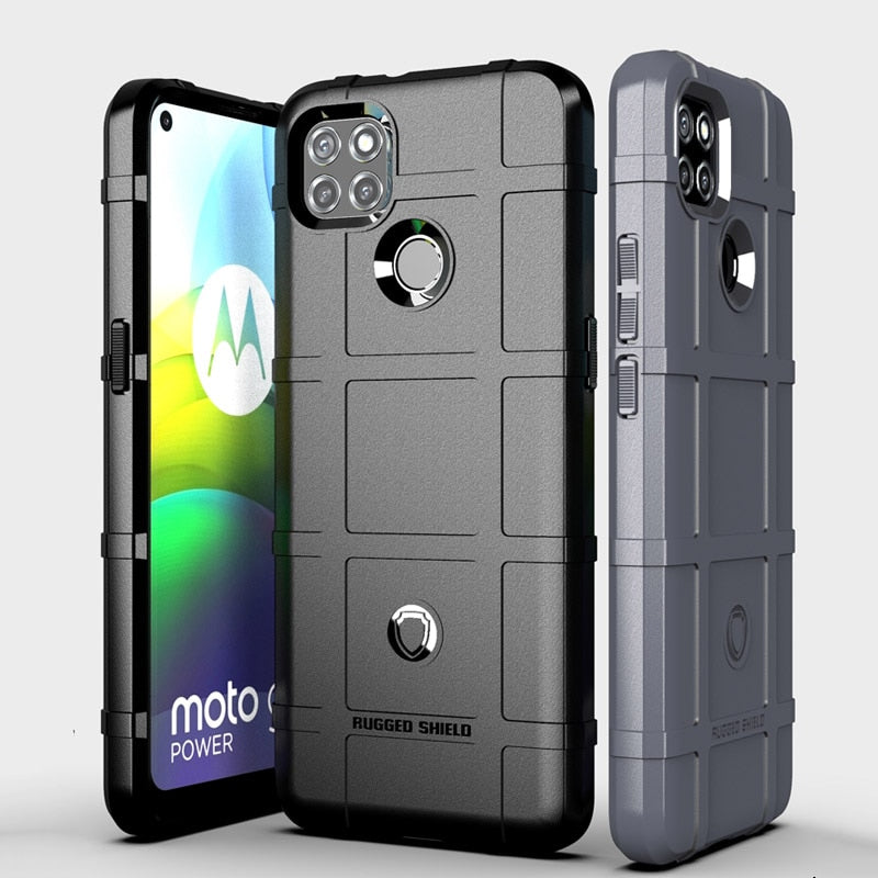 Rugged Shield Silicone Case Shockproof Cover for Motorola