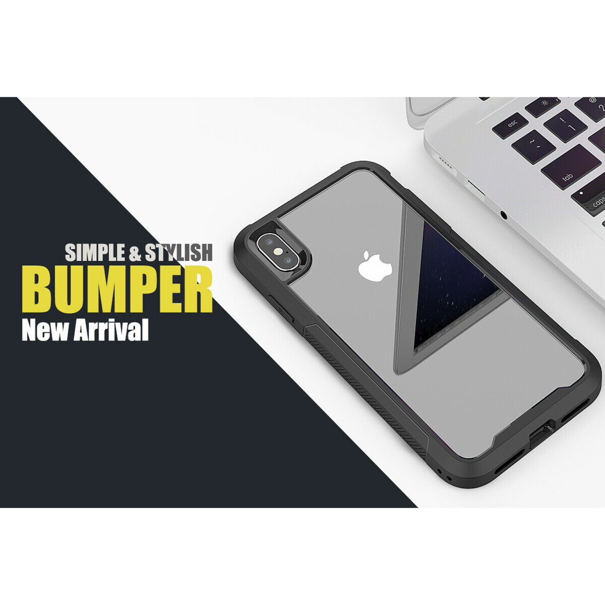 Hybrid Silicone Clear Ultra Slim Back Case For iPhone